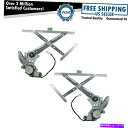 Window Regulator トヨタのために左と右に設定されたモーターペアのフロントドアパワーウィンドウレギュレーター Front Door Power Window Regulators w/ Motor Pair Set Left & Right for Toyota(2)