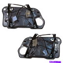 Window Regulator Set-RB740925 2つのウィンドウレギュレーターフロントドライバーと乗客の新しいペアのドーマンセット SET-RB740925 Dorman Set of 2 Window Regulators Front Driver & Passenger New Pair