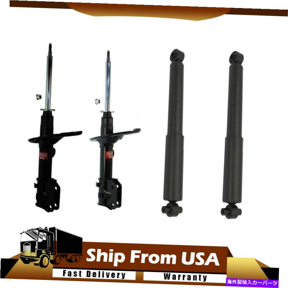 サスペンション フロントリア4x KYBショックアブソーバーストラットフィットヒュンダイエントレージKIA SEDONA_WT Front Rear 4X KYB Shock Absorber Strut fits Hyundai Entourage Kia Sedona_WT