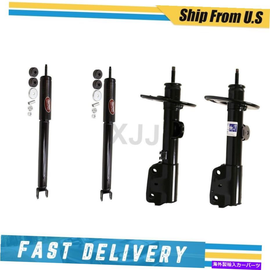 サスペンション 2011年から2013年のフォードエクスプローラーの4つの後部反射モノチューブショック完全ストラット 4 Rear Front Reflex Monotube Shocks Complete Struts For 2011-2013 Ford Explorer(2)
