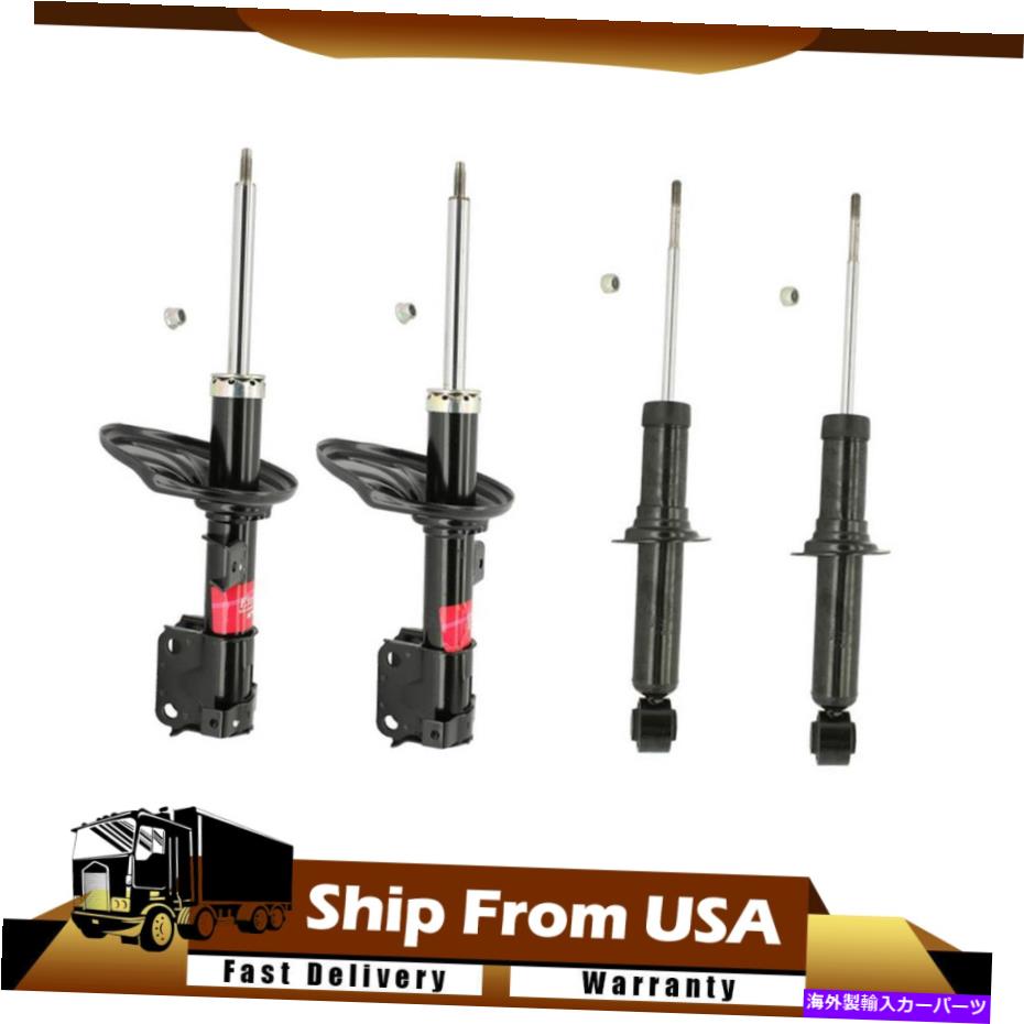 サスペンション フロント、リア4x KYBサスペンションストラットフィット2006-2009 Mitsubishi Eclipse GS_WT Front,Rear 4X KYB Suspension Strut fits 2006-2009 MITSUBISHI ECLIPSE GS_WT