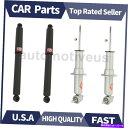サスペンション KYBフロント +リアショックアブソーバーストラット2008-13シボレーシルバラード1500 4WD KYB Front + Rear Shock Absorber Strut For 2008-13 Chevrolet Silverado 1500 4WD(2)