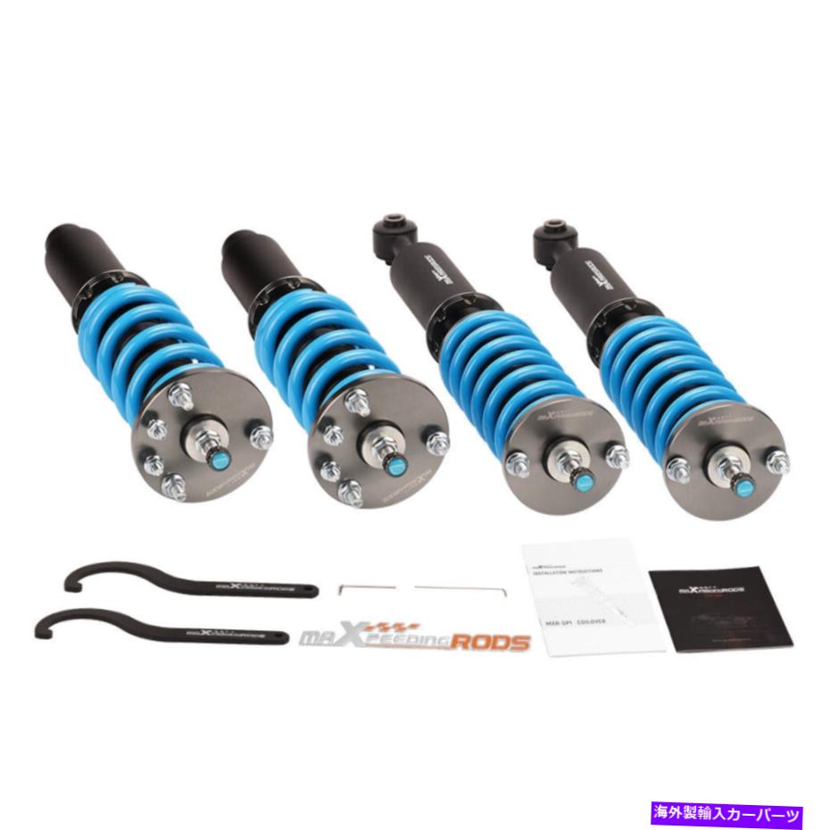 サスペンション コイルオーバーショックサスペンションスプリングキットアジャン Coilovers Shock Suspension Spring Kits Adj Damper For Honda Accord 1998-2002