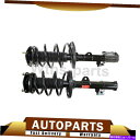 サスペンション 2モンローフロントLH RHストラットとコイルスプリングアセンブリ08-10トヨタハイランダー 2 Monroe Front LH RH Strut and Coil Spring Assembly For 08-10 Toyota Highlander