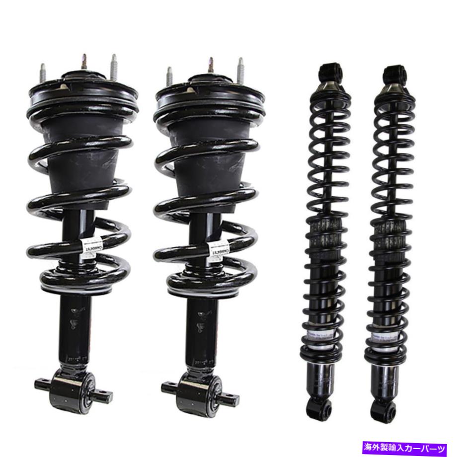 サスペンション フロントストラットコイルスプリングスとリアショックシボレーGMC RWD用モンローキット Front Struts Coil Springs & Rear Shocks Monroe Kit For Chevy GMC RWD(2)