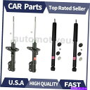 サスペンション KYB 4PCSフロント +リアショックアブソーバーストラット2007年から2008年のホンダフィット KYB 4PCS Front + Rear Shock Absorber Strut For 2007-2008 Honda Fit(2)