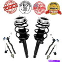 サスペンション フロントコンプリートストラット&スプリングアセンブリ +サスペンションステアリングシャーシキットBMW E46 Front Complete Strut & Spring Assembly + Suspension Steering Chassi KIt BMW E46(2)