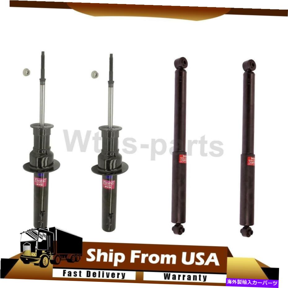 サスペンション Kyb Exclec-Gフロントリアショック＆ストラット4PCS 2005-2010 Jeep Grand Cherokeeに設定 KYB Excl-G Front Rear Shock & Struts 4pcs Set For 2005-2010 Jeep Grand Cherokee