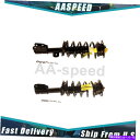 サスペンション 2xフロントKybショック＆ストラットストラットとコイルスプリングアセンブリポンティアックトレント 2X Front KYB Shocks & Struts Strut and Coil Spring Assembly For Pontiac Torrent