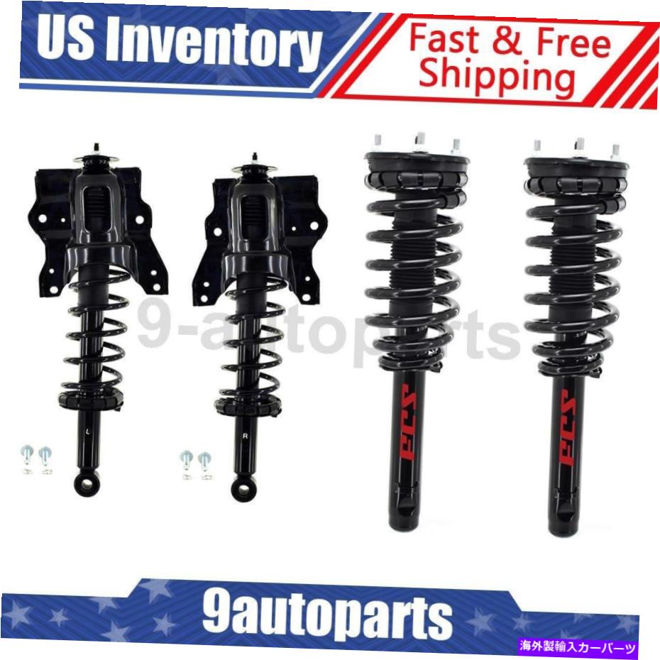 サスペンション 2001年から2001年のヒュンダイXG300 -FCSのフロント＆リアコンプリートストラット＆コイルスプリング4 Front & Rear Complete Strut & Coil Spring 4 For 2001-2001 Hyundai XG300 - FCS