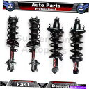 サスペンション ホンダCR-V 2007-2011 4xフロントリアの左後部右FCSストラットコイルスプリング Fits Honda CR-V 2007-2011 4X Front Rear Left Rear Right FCS Struts Coil Spring(2)