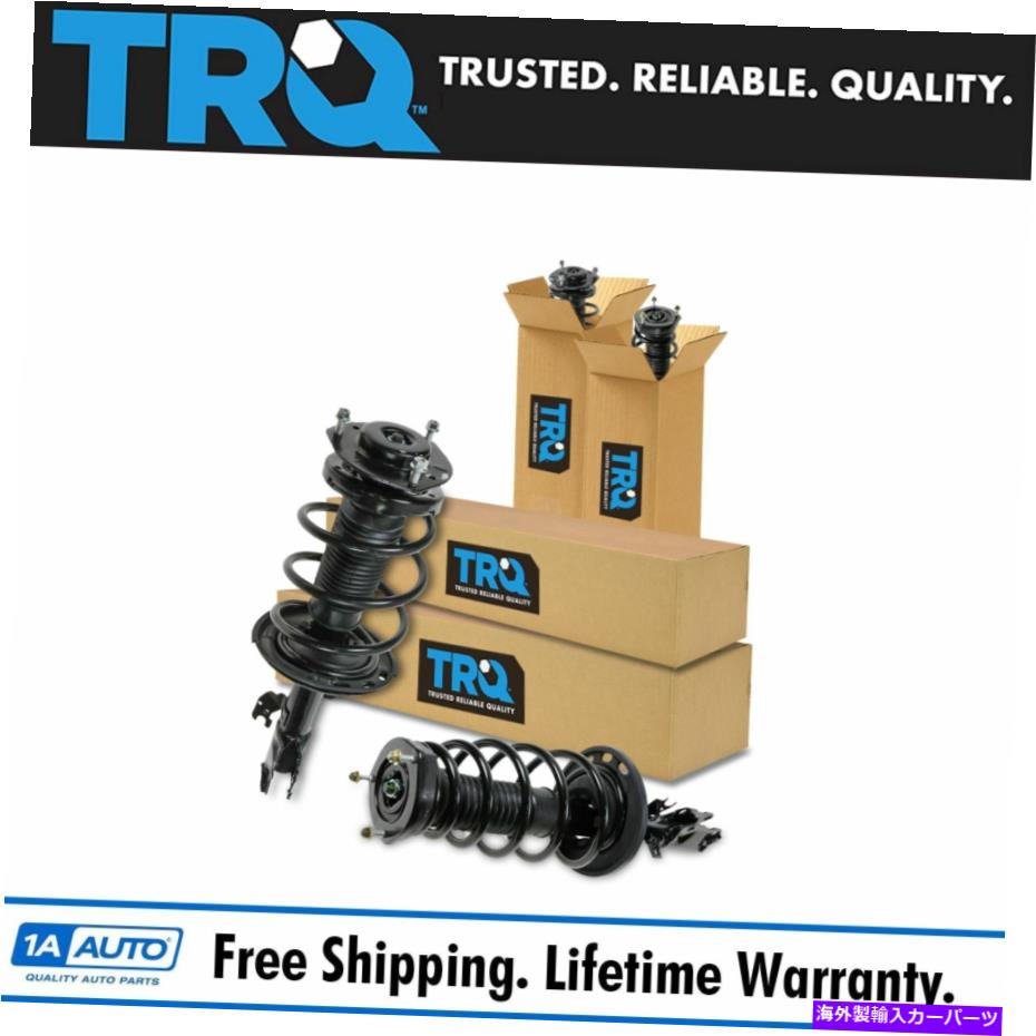 サスペンション Avalon CamryハイブリッドES350用のTRQストラットスプリングアセンブリフロントリアキットセット4PC TRQ Strut Spring Assembly Front Rear Kit Set 4pc for Avalon Camry Hybrid ES350