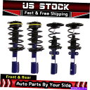 サスペンション モンローフロントリアストラットコイルスプリングキット4PCSフィット97-03ポンティアックグランプリT122 Monroe Front Rear Strut Coil Spring Kit 4pcs fits 97-03 Pontiac Grand Prix T122