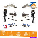 サスペンション フロントコントロールアームと完全なショックタイロッドリンクスウェイバーキット(10pc)ビュイック用 Front Control Arms & Complete Shock Tie Rods Link Sway Bar Kit (10Pc) For Buick(2)