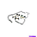 サスペンション 03-2009のホワイトライン日産350Zフロント&リアアンチロールバーキットBNK006 Whiteline For 03-2009 Niss...