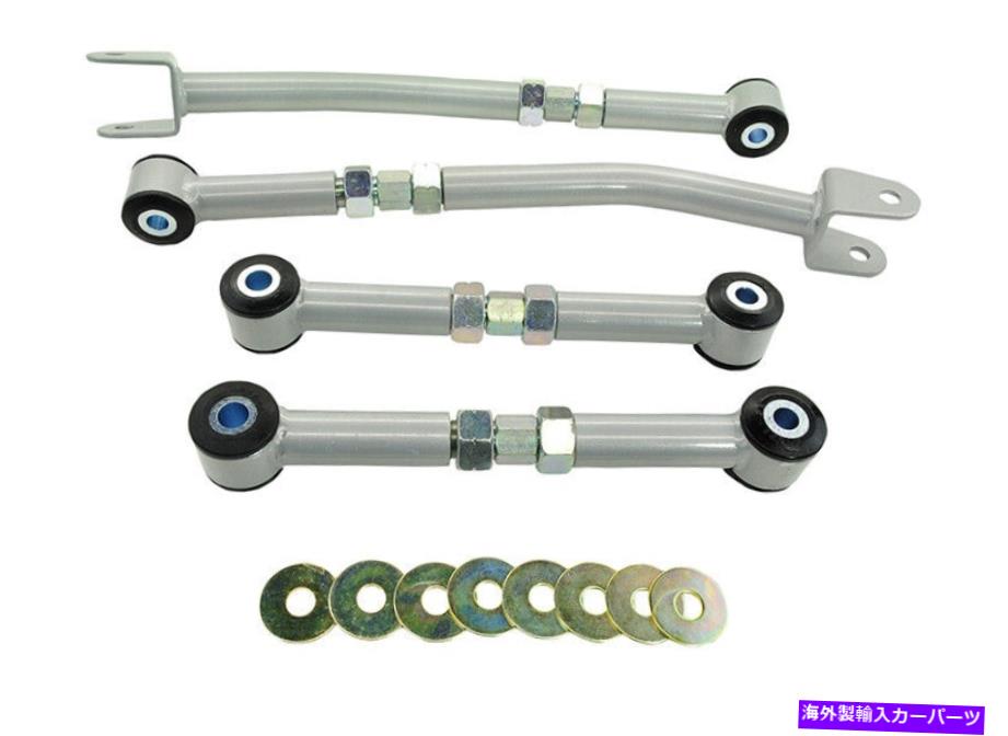 サスペンション 98-08のホワイトラインスバルレガシーリバティリアローワーコントロールアームアジャスト Whiteline for 98-08 Subaru Legacy Liberty Rear Lower Control arm-adjust