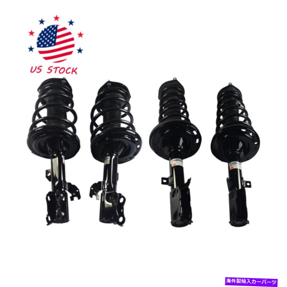 サスペンション トヨタ04-06カムリフルクイッククイックコンプリートコイルスプリングアセンブリ＆ストラットショック Fits Toyota 04-06 Camry Full Quick Complete Coil Spring Assembly & Struts Shocks