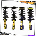 サスペンション 1997-2003ポンティアックグランプリフロントリアストラットアセンブリモンロー Fits 1997-2003 Pontiac Grand Prix Front Rear Struts Assembly Monroe