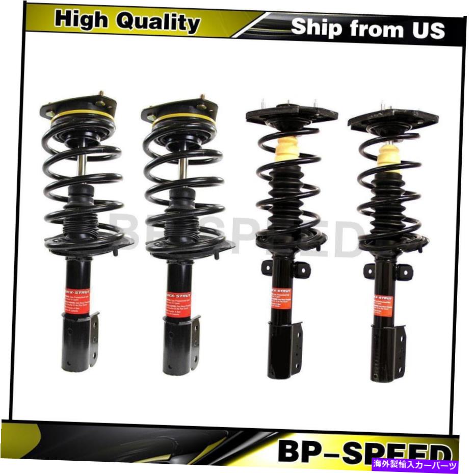 サスペンション シボレーインパラ2006-2011 4xモンローフロントリアストラットコイルスプリング Fits Chevrolet Impala 2006-2011 4X Monroe Front Rear Struts Coil Spring