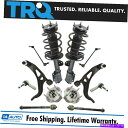 サスペンション TRQ 12ピースステアリングサスペンションキット完全ストラットコントロールアームホイールベアリング TRQ 12 Piece Steering...