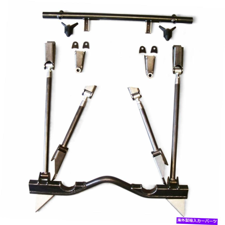 55-57 Chevy Tri-Five Triangulated 4-Link Bracket Only Kit Rear Suspension Partsカテゴリサスペンション状態海外直輸入品 新品メーカー車種発送詳細 送料無料 （※北海道、沖縄、離島は省く）商品詳細輸入商品の為、英語表記となります。Condition: NewMPN: 409 racing 250 ss motor american carsInterchange: muscle car service trucks ok used heartbeat 307Other Part Number: oem motor 302 muscle bbc rs 383 crate americanBrand: Johnny Law MotorsFeature: Bolt-In Deluxe 4-Link Bracket KitApplication: 1955-1957 Chevy Tri FiveStyle: TrianglatedAdjustable: YesBushings: PolyurethaneMaterial: Heavy Duty SteelShocks: Not IncludedSprings: Not IncludedInstallation: Bolt OnAxle Bracket: Weld OnTubing: 1" ODHardware: Not IncludedInstructions: Install Movie, Manual, & Live Tech SupportShips: UPS or FedexWarranty: Limited Lifetime Warranty《ご注文前にご確認ください》■海外輸入品の為、NC・NRでお願い致します。■取り付け説明書は基本的に付属しておりません。お取付に関しましては専門の業者様とご相談お願いいたします。■通常2〜4週間でのお届けを予定をしておりますが、天候、通関、国際事情により輸送便の遅延が発生する可能性や、仕入・輸送費高騰や通関診査追加等による価格のご相談の可能性もございますことご了承いただいております。■海外メーカーの注文状況次第では在庫切れの場合もございます。その場合は弊社都合にてキャンセルとなります。■配送遅延、商品違い等によってお客様に追加料金が発生した場合や取付け時に必要な加工費や追加部品等の、商品代金以外の弊社へのご請求には一切応じかねます。■弊社は海外パーツの輸入販売業のため、製品のお取り付けや加工についてのサポートは行っておりません。専門店様と解決をお願いしております。■大型商品に関しましては、配送会社の規定により個人宅への配送が困難な場合がございます。その場合は、会社や倉庫、最寄りの営業所での受け取りをお願いする場合がございます。■輸入消費税が追加課税される場合もございます。その場合はお客様側で輸入業者へ輸入消費税のお支払いのご負担をお願いする場合がございます。■商品説明文中に英語にて”保証”関する記載があっても適応はされませんのでご了承ください。■海外倉庫から到着した製品を、再度国内で検品を行い、日本郵便または佐川急便にて発送となります。■初期不良の場合は商品到着後7日以内にご連絡下さいませ。■輸入商品のためイメージ違いやご注文間違い当のお客様都合ご返品はお断りをさせていただいておりますが、弊社条件を満たしている場合はご購入金額の30％の手数料を頂いた場合に限りご返品をお受けできる場合もございます。(ご注文と同時に商品のお取り寄せが開始するため)（30％の内訳は、海外返送費用・関税・消費全負担分となります）■USパーツの輸入代行も行っておりますので、ショップに掲載されていない商品でもお探しする事が可能です。お気軽にお問い合わせ下さいませ。[輸入お取り寄せ品においてのご返品制度・保証制度等、弊社販売条件ページに詳細の記載がございますのでご覧くださいませ]&nbsp;