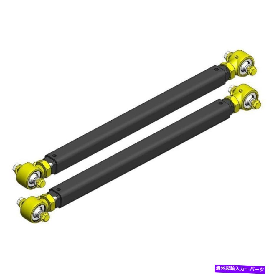 サスペンション Jeep Wrangler JK 18 Proシリーズリアロウアッジアラウム可能な長いコントロールアーム For Jeep Wrangler JK 18 Pro Series Rear Lower Adjustable Long Control Arms