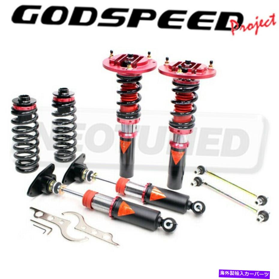 サスペンション BMW 12-17 3シリーズF30 RWD GodSpeed MMX2320-B MAXX COILOVERS CAMBER PLATE For BMW..