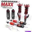 サスペンション BMW 1シリーズE81/E82/E88 2007-13 RWD GODSPEED MMX2300 MAXXダンパーコイルオーバー For BM...