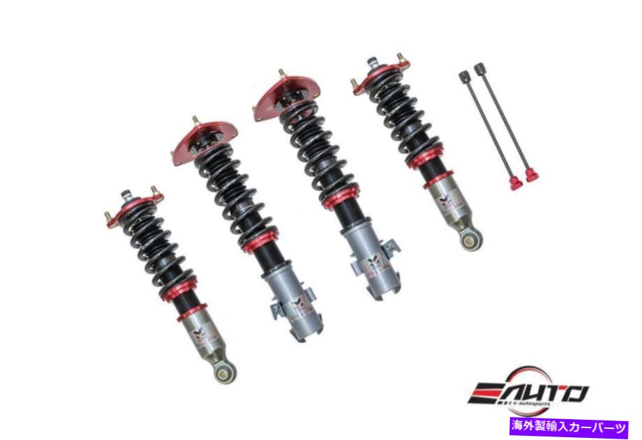 サスペンション ミーガン32wayストリートコイルオーバードロップサスペンションショック+レガシー用スプリング+キャンバー05-09 MEGAN 32way Street Coilover Drop Suspension Shock+Spring+Camber for Legacy 05-09