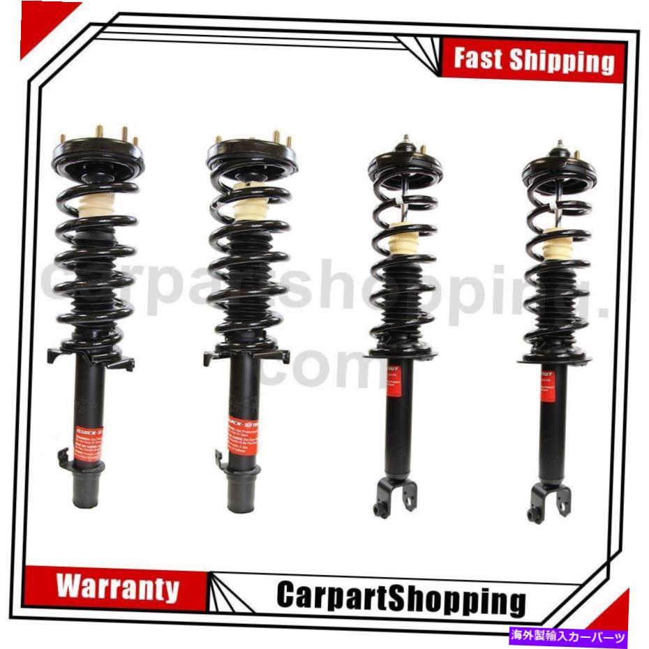 サスペンション フロントコントロールコントロールアームボールジョイント 4 Monroe Complete Struts Spring Front Rear For 10-2012 Acura TSX