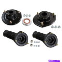 サスペンション サスペンションエアエアカード4J1001S Monroe Front and Rear Suspension Strut Mounts Kit ...