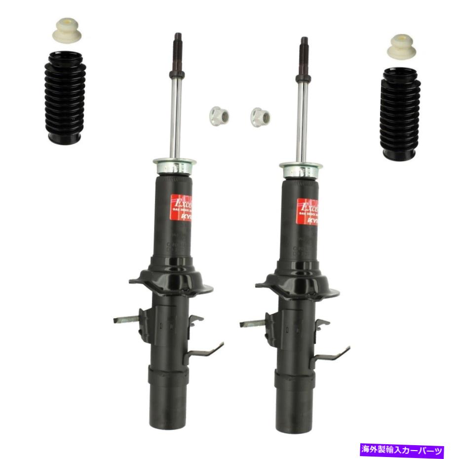 サスペンション モンローショックストラッツフロントフロントリアセット4フィット2007-2008ホンダフィット KYB Front Suspension Struts & Bellows Kit For Infiniti G35 2004-2006 AWD