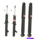 サスペンション ポンティアック1997-2003 4xモンローモンローストラット KYB Front & Rear Suspension Strut Shock Absorbers Kit for Mazda 6 2009-2013