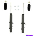 サスペンション Rancho Struts Front of 2&リアショックセット1500/Yukon XL 1500 KYB Front Suspension Struts & Bellows Kit For Acura Integra Honda Civic del Sol(2)