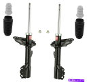 サスペンション ホワイトライン17-18ホンダシビックr fk8 / 16-18 KYB Front Suspension Struts and Bellows...