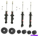 サスペンション FCS 2345558L KYB Front and Rear Suspension Struts & Mounts Kit For Nissa...