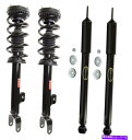サスペンション 本物本物lr051594 Monroe Front Struts Coil Springs & Rear Shocks Kit For Chry...