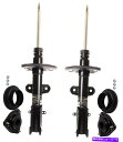 サスペンション サスペンションリフトキットキットコンポーネント Monroe Front Left Right Struts & Mounting Kits F...