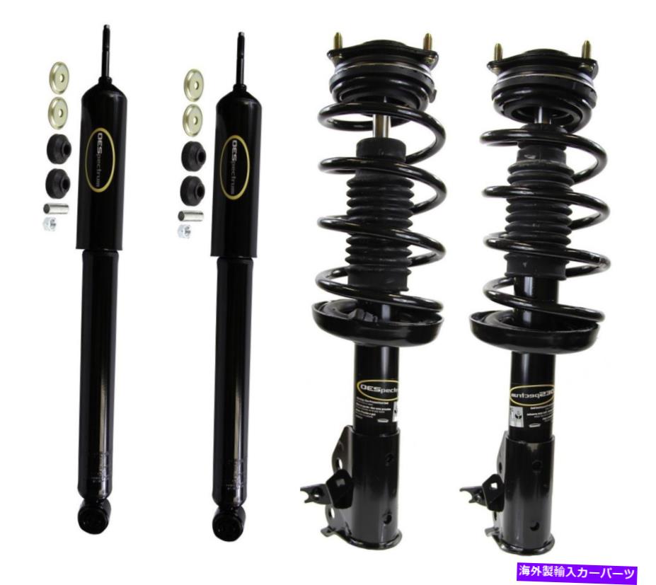 サスペンション サスペンションサスペンションキットTRQ PSA66536 Monroe Front Strut Coil Springs Rear Shock Absorbers Kit For Civic Coupe 1.8L L4