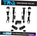 サスペンション ペアフロントフロントアブソーバーフィットマセラティ・グラントゥリスモ2008-2012 TRQ Front Air Shocks Rear Air Springs Shocks Compressor Fits 12-16 Mercedes-Benz