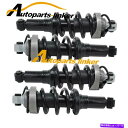 サスペンション d2レーシングrs36ウェイフルウェイフル可能可能コイル08-18用用 4pc Front Rear Air Suspension Shock ...