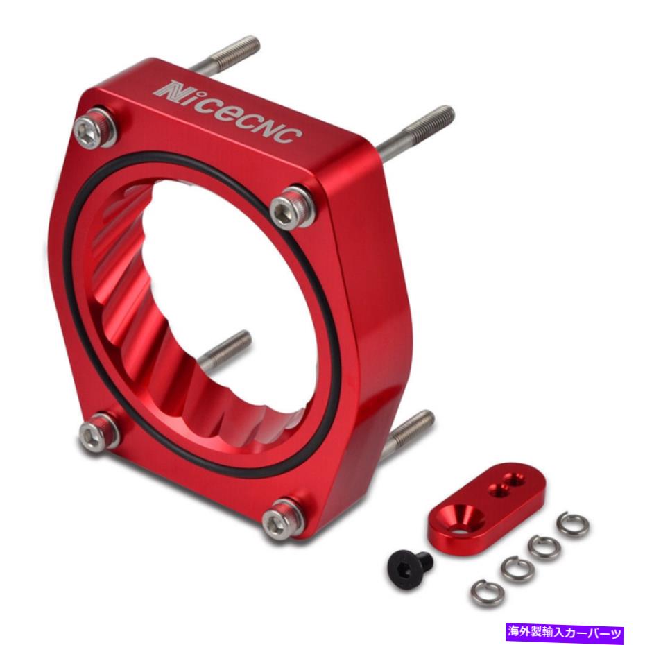 Throttle Body キャデラックベース6.2L 2007-08空気吸気ビレットT6スロットルボディスペーサーW/リング For Cadillac Base 6.2L 2007-08 Air Intake Billet T6 Throttle Body Spacer W/Ring