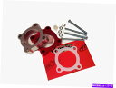 Throttle Body P2Rレッドスロットルボディスペーサーアルミニウムフィット2013トヨタカローラルHP P338R P2R Red Throttle Body Spacer Aluminum Fits 2013 Toyota Corolla LE HP P338R