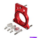 Throttle Body NICECNCスパイラルエディスロットルボディスペーサーGMC Sierra 2500 HD Classic 2007用レッド NICECNC Spiral Eddy Throttle Body Spacer Red For GMC Sierra 2500 HD Classic 2007