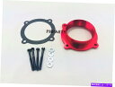 Throttle Body レッドアルミニウムスロットルボディスペーサーフィット11-14クライスラー300ドッジチャージャー3.6L Red Aluminum...