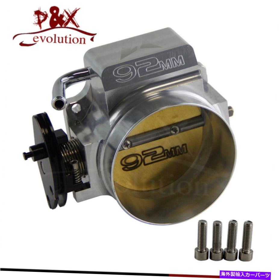 Throttle Body 4ܥȥ֥92mm CNCСåȥܥǥGM Geniii LS1 LS2 LS7 SX LS LSX 4 Bolt Cable 92MM CNC Silver Throttle Body for GM GenIII LS1 LS2 LS7 SX LS LSX