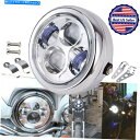 Headlight I[goCLEDwbhCg6.5 ''gw/uPbgn[[z_USÂ߂̃jo[T Motorcycle LEDs Headlight 6.5'' Retro W/ Bracket Universal For Harley Honda USA