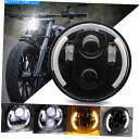 Headlight 5.75 5 3/4 LEDヘッドライト密閉プロジェクターDRLハーレーダビッドソンダイナスポーツスター 5.75 5 3/4 LED He...