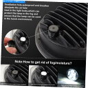 Headlight 1PC LEDオートバイヘッドライト5.75インチ6ランプビーズラウンドエンジェルアイアルミニウム 1pc LED Motorcycle H...