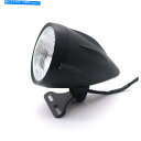 Headlight ホンダスズキヤマハ川崎カスタムのオートバイブラックブレットレトロヘッドライト Motorcycle Black Bullet Retro Headlight For Honda Suzuki Yamaha Kawasaki Custom
